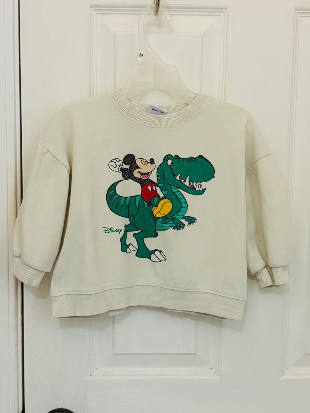 Toddler Boys Mickey Riding a Dinosaur Sweatshirt